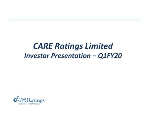 CARERatingsAnalystPresentationQ1FY20