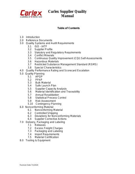 Carlex-Supplier-Quality-Manual-June-2020
