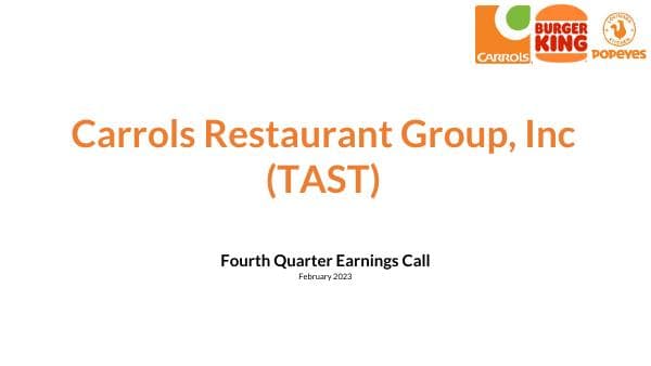 Carrols Restaurant Group__2023__562_91562
