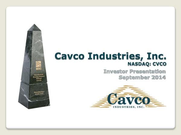 cavco_investor_presentation_september_2014