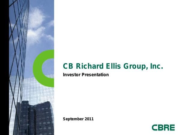 CBG2011-September-Investor-Deck-Final