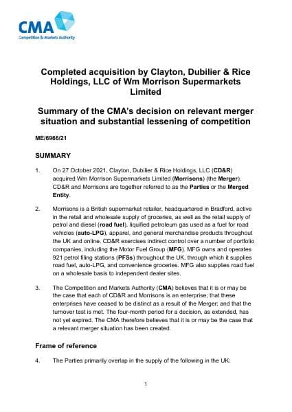 CDR_Morrisons_-_Decision_Summary_