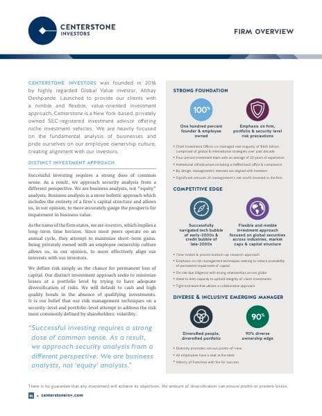 Centerstone_Factsheet_4Q22_Investors