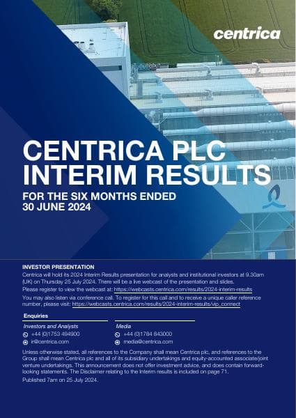 centrica-plc-2024-interim-results-announcement