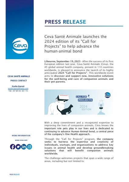 Ceva_2024_callforprojects_pressrelease_CFP
