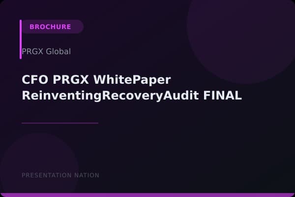CFO_PRGX_WhitePaper_ReinventingRecoveryAudit_FINAL_