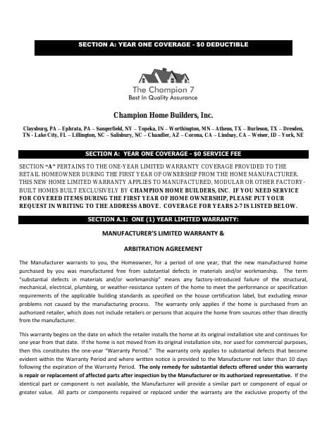 champion7warrantyallplants