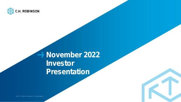 CHRW-Investor-Presentation-2022-Nov