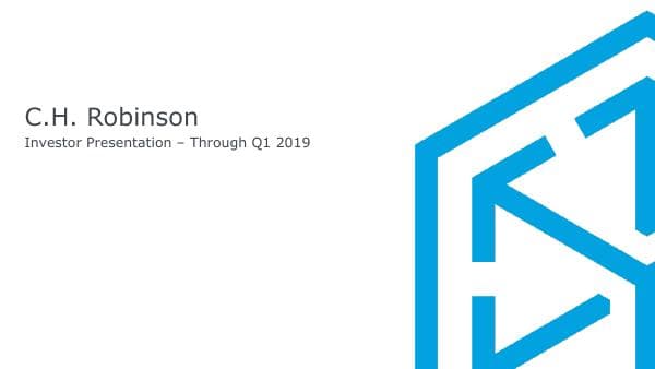 CHRW-Investor-Presentation-Q1-2019