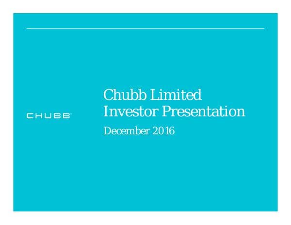 Chubb-Investor-Presentation-December-2016