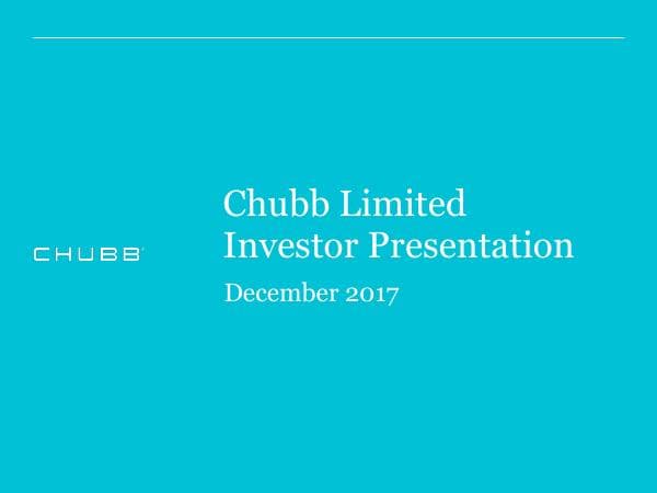 Chubb-Investor-Presentation-December-2017