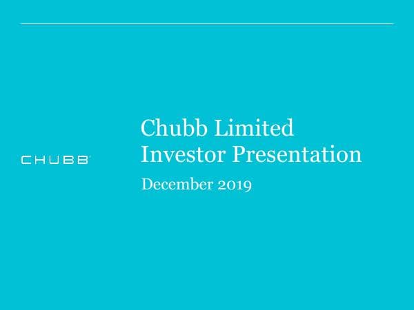 Chubb-Investor-Presentation-December-2019