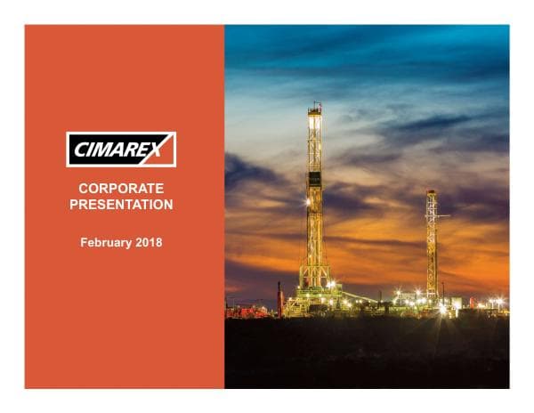 Cimarex Energy_February_2018_751_21751
