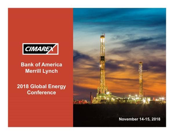 Cimarex Energy_November_2018_495_36495