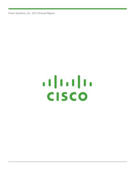 Cisco Systems Inc._2013_Annual_Report