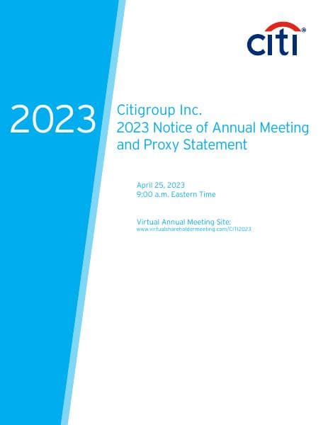 Citi-2023-proxy-statement