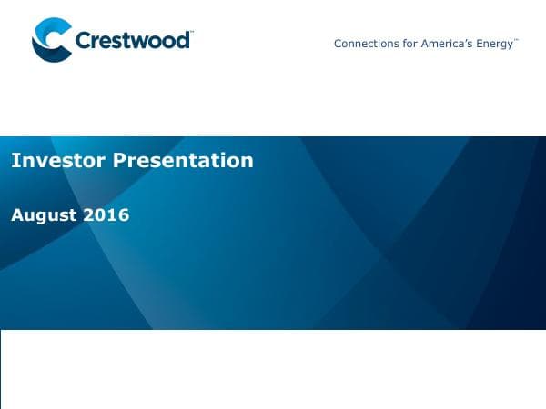 Citi_Crestwood_Investor-Presentation_August-2016