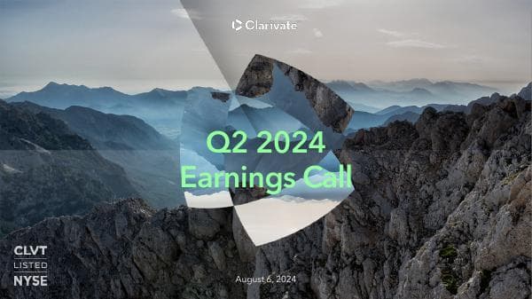 Clarivate-Q2-2024-Earnings-Presentation