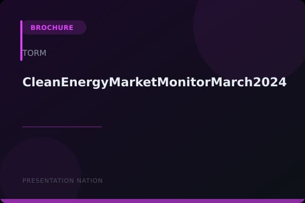 CleanEnergyMarketMonitorMarch2024