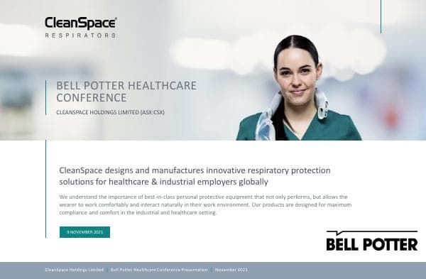CleanSpace-Bell-Potter-Healthcare-Conference-Nov-9-2021