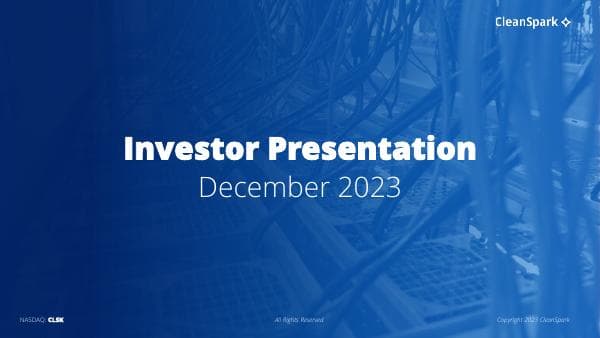 cleanspark-investor-presentation-december-2023