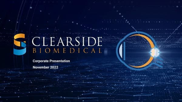 Clearside Biomedical_November_2022_750_89750