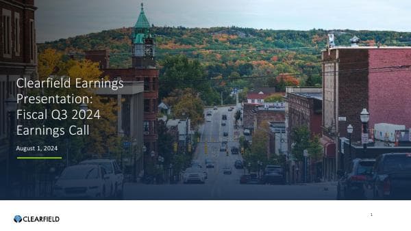 CLFD+FQ3+2024+Earnings+Presentation+Final+V2+pdf