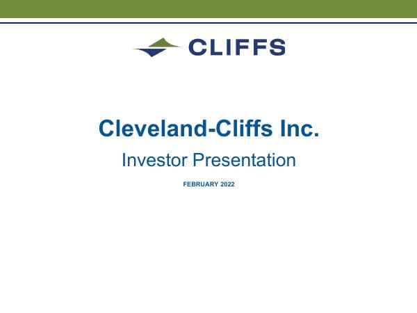 CLF+Investor+Presentation+-+February+2022