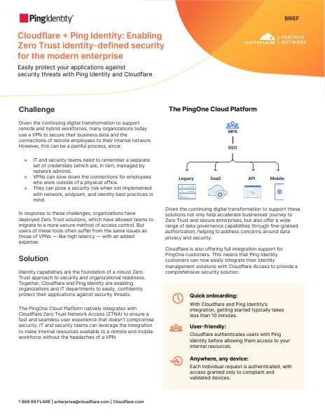 Cloudflare-ping-identity-partner-network