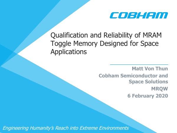 Cobham_MRAM_Qual_and_Reliability