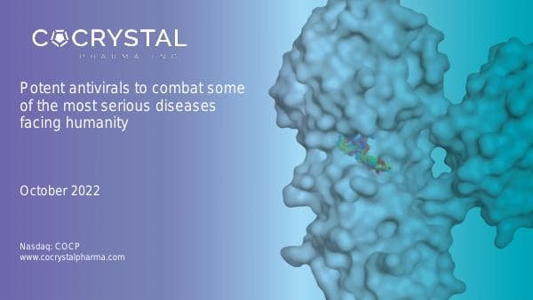 Cocrystal Pharma_October_2022_856_88856