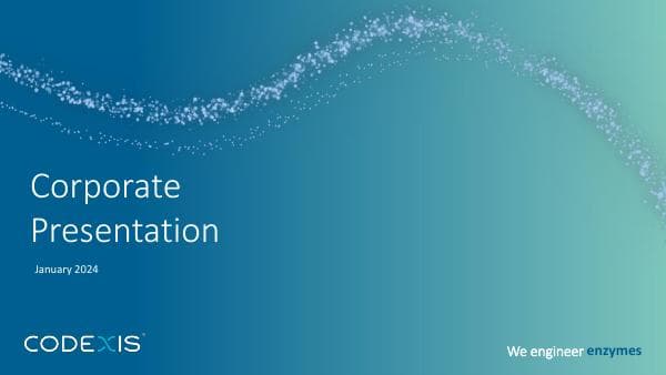 Codexis+Corporate+Presentation+January+2024