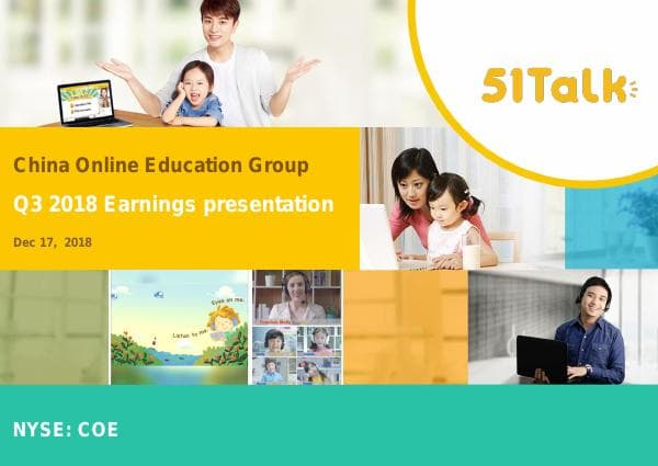 COE+-+Q3+2018+Earnings+presentation