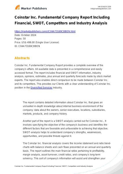 coinstar_inc_swot_analysis_bac