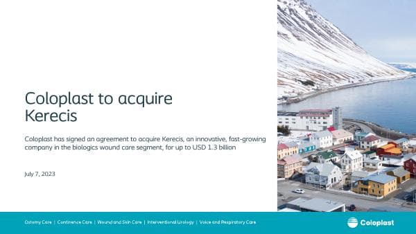 coloplast-to-acquire-kreecis-conference-call-presentation