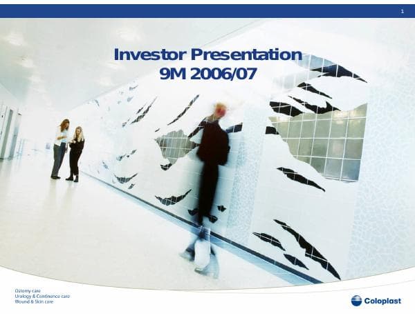 Coloplast%20IR%20presentation%20Q3%200607
