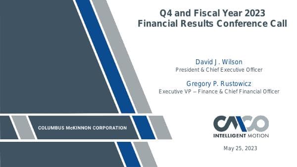 COLUMBUS MCKINNON__2023__97_94097