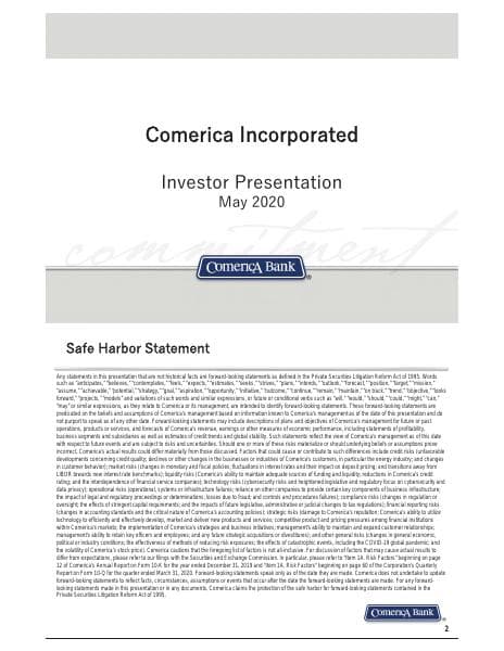 Comerica%20Inc%20May%202020%20Investor%20Presentation_