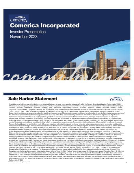 Comerica%20Inc%20November%202023%20Investor%20Presentation