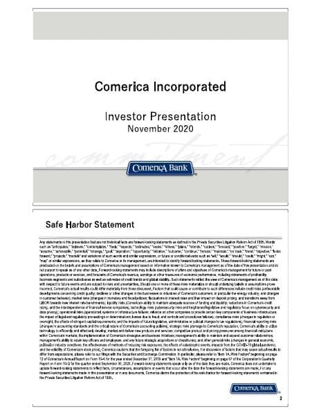 Comerica%20Investor%20Deck_Nov%202020