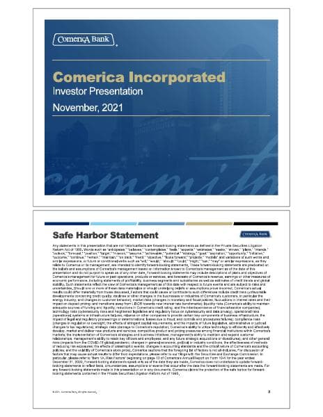 Comerica%20November%202021%20Investor%20Presentation%20