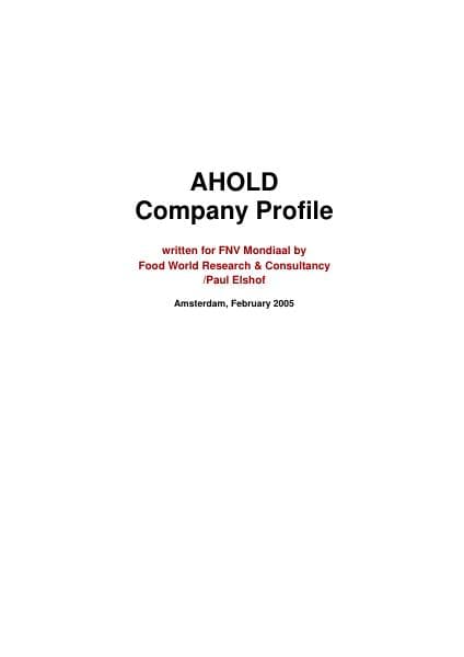Company-Profile-Ahold