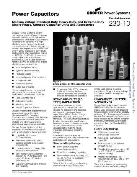 Cooper-Capacitors-Unfused-Brochure