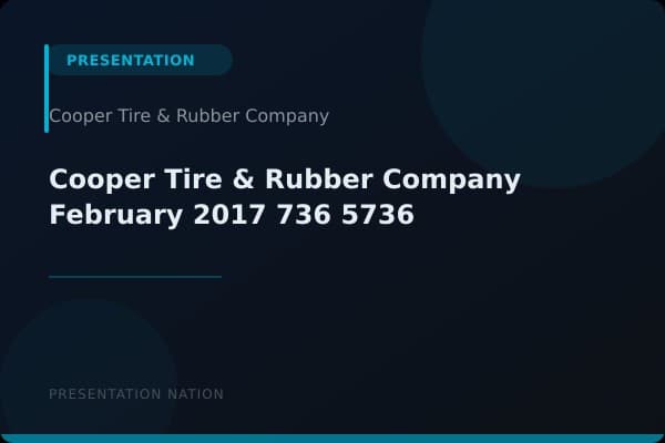 Cooper Tire & Rubber Company_February_2017_736_5736