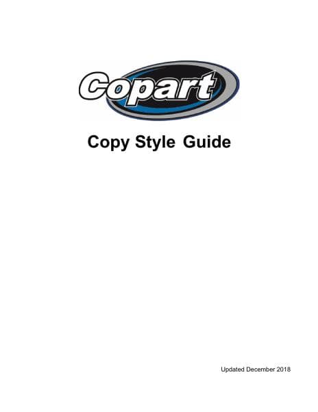 copart-copy-style-guide