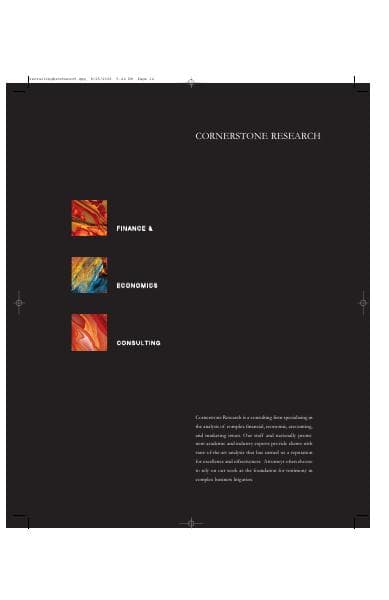 CornerstoneResearchBrochure