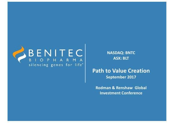 CORPORATEPRESENTATIONATRODMANRENSHAWINVESTMENTCONFERENCE