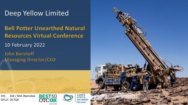 CorporatePresentationBellPotterConference10Feb22