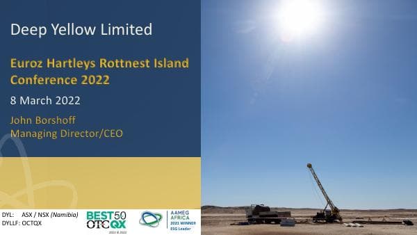 CorporatePresentationEurozHartleys09Mar22