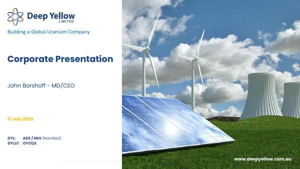 CorporatePresentationRevisionTwo17Jul23